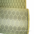 honeycomb texture carbon aramid mixed hexagon fabric